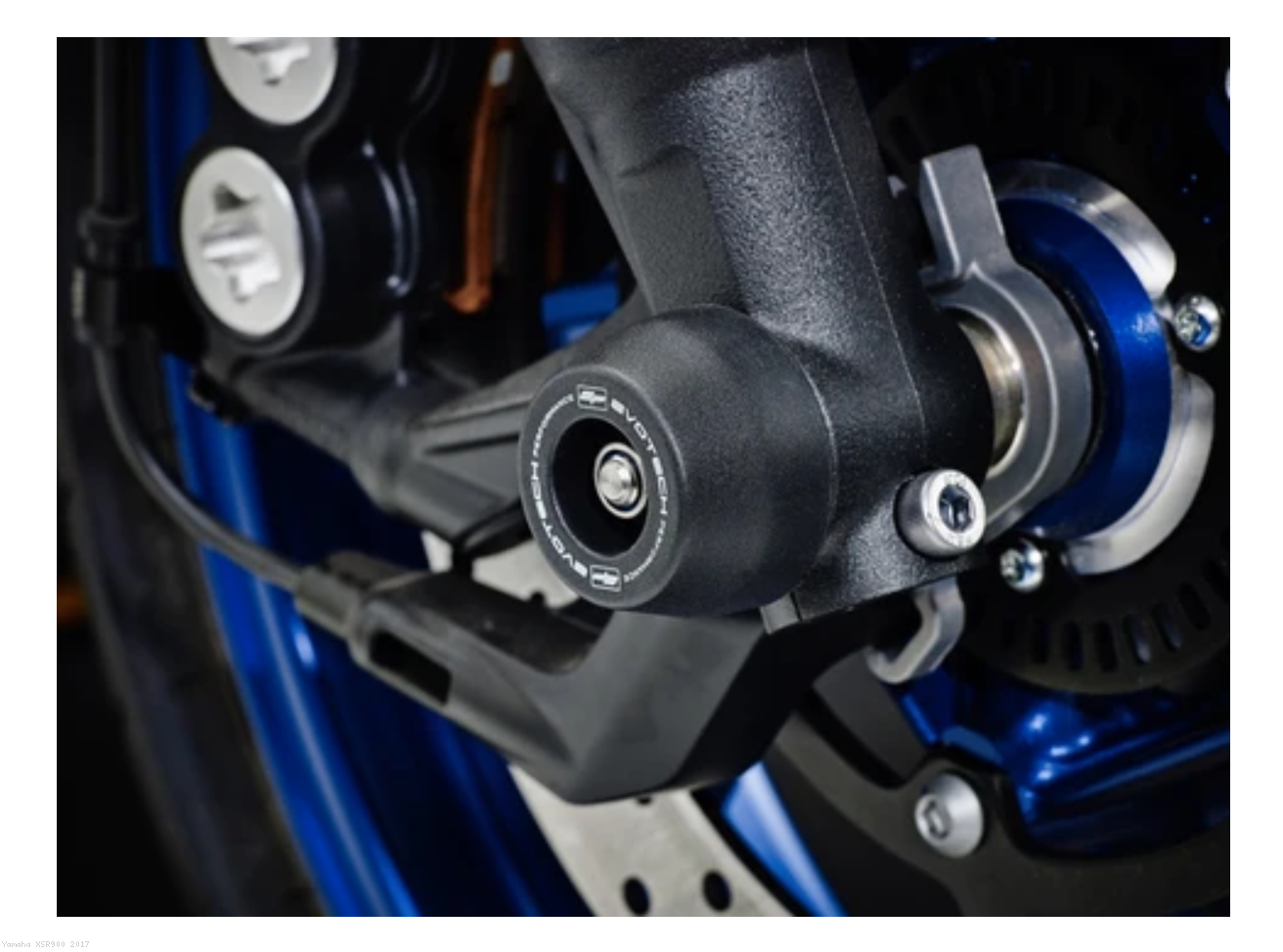 Front Fork Axle Sliders by Evotech Performance Yamaha Front Fork Axle Sliders by Evotech Performance Yamaha